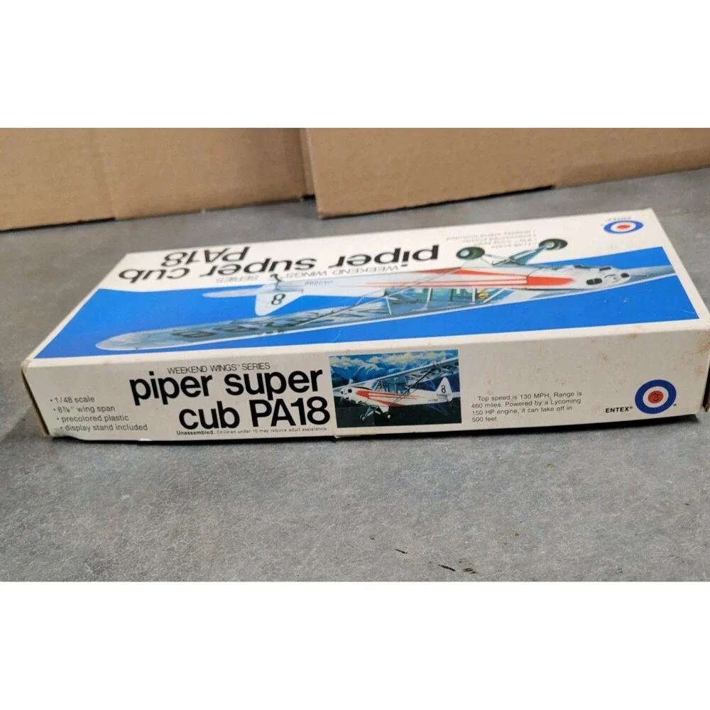 Piper Super Cub PA18 Model Airplane Not Assembled Weekend Wings Series